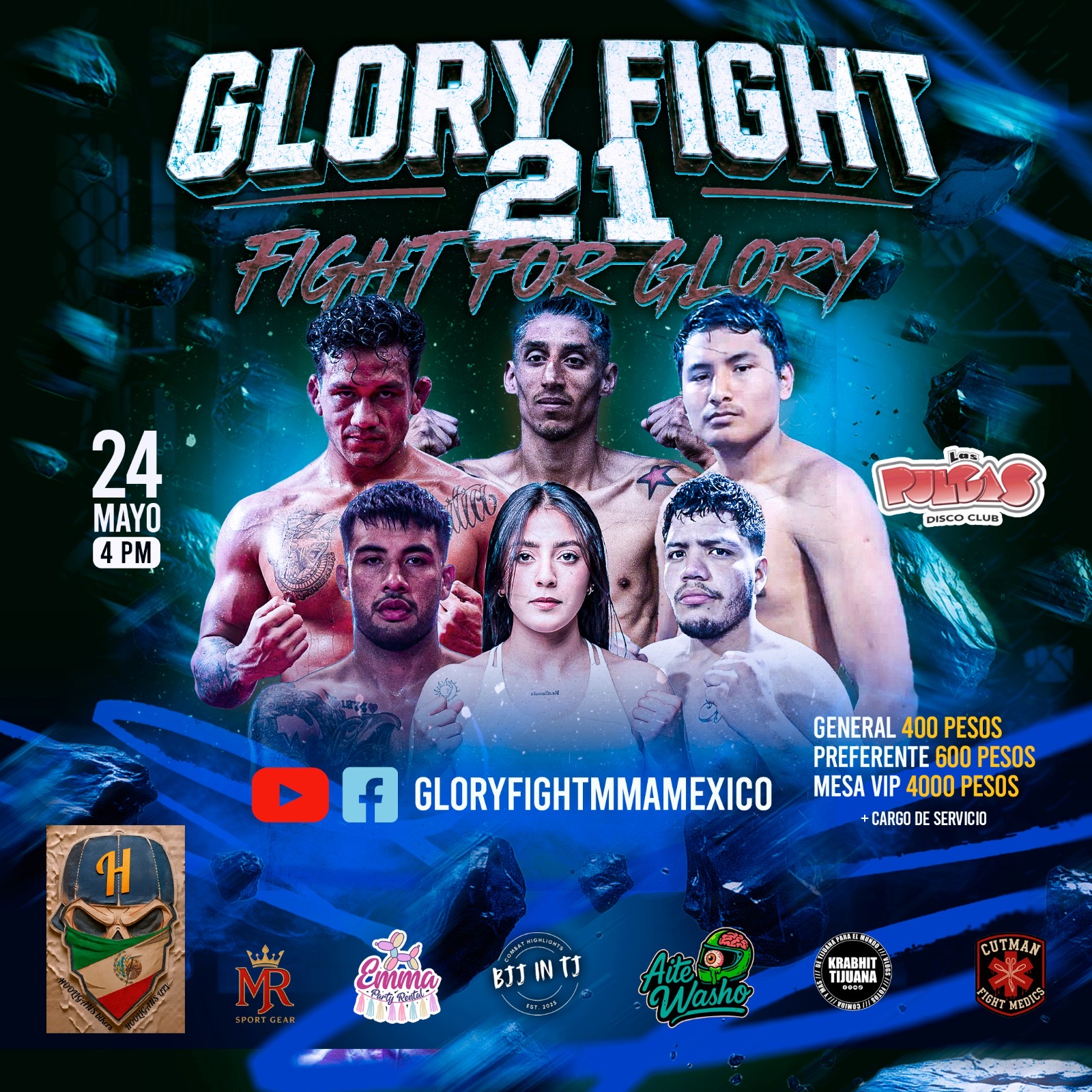 Flyer — GLORY FIGHT MMA MEXICO