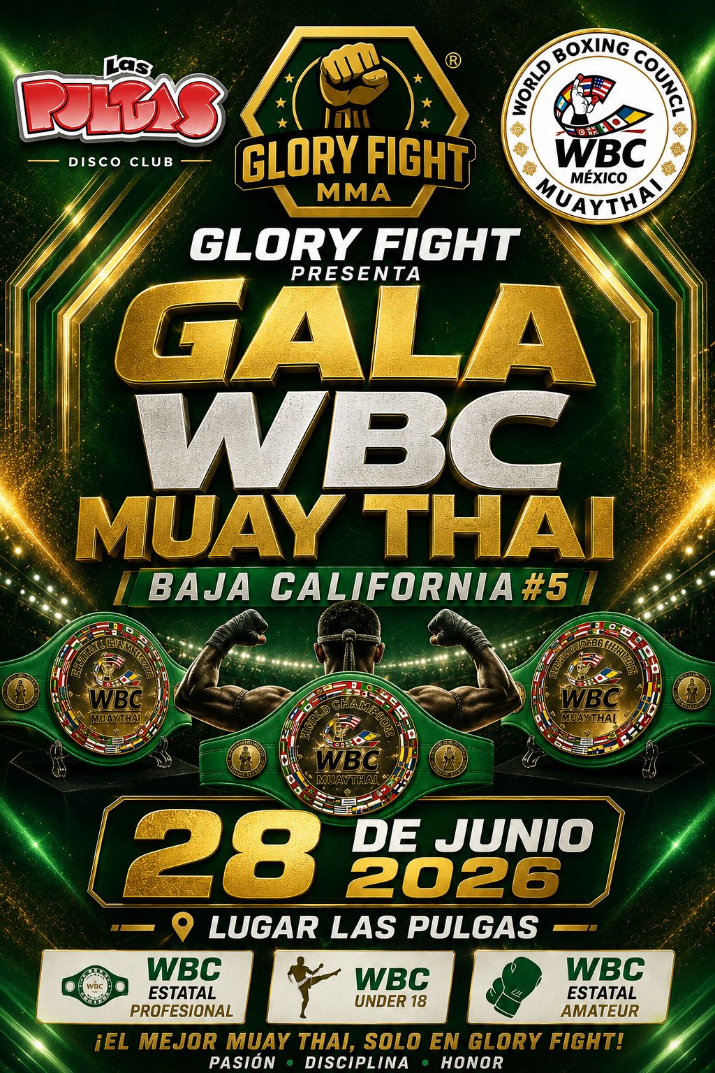 Flyer — GLORY FIGHT WBC GALA BC #5